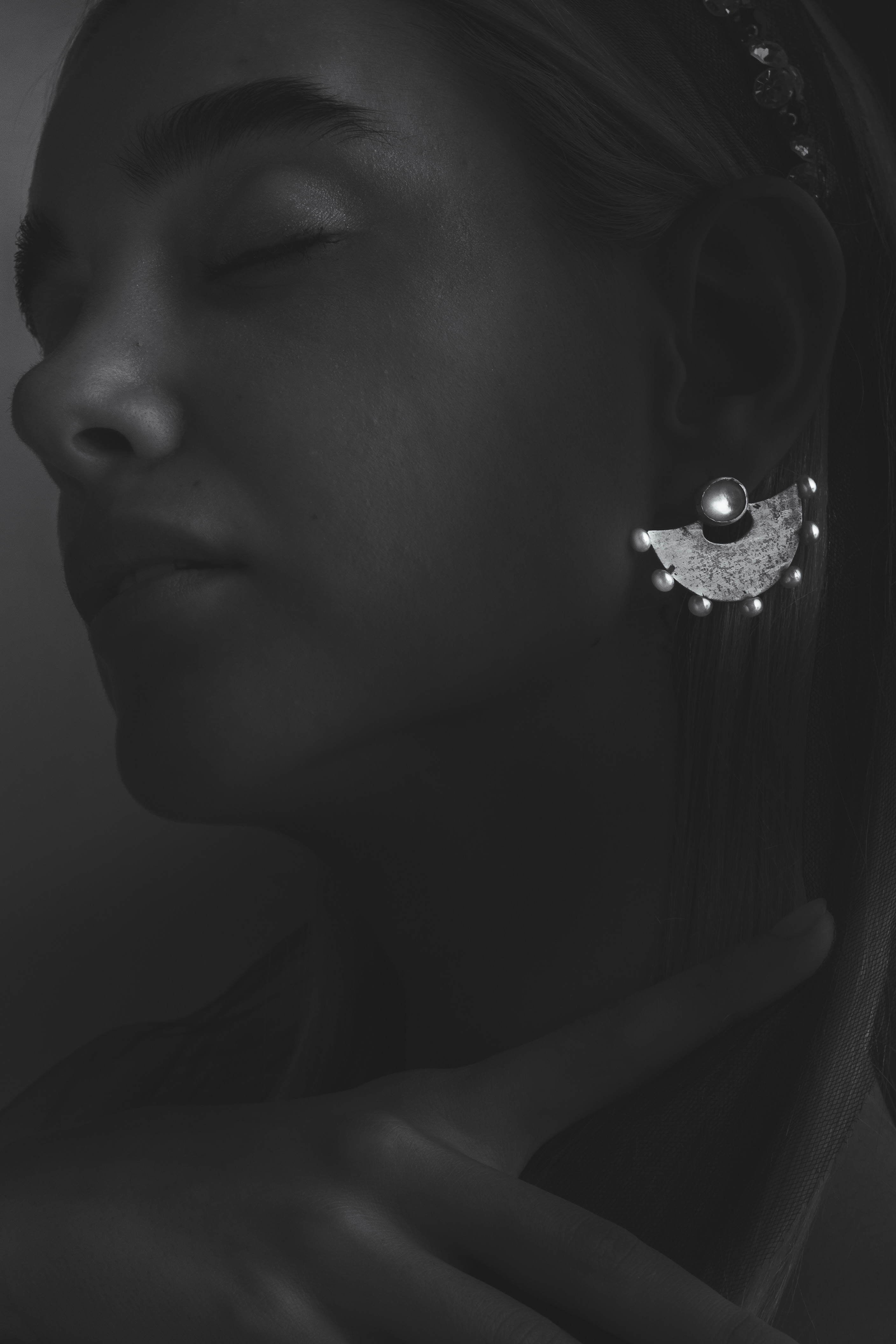 Jewelry Editorial — Light as Identity project frame