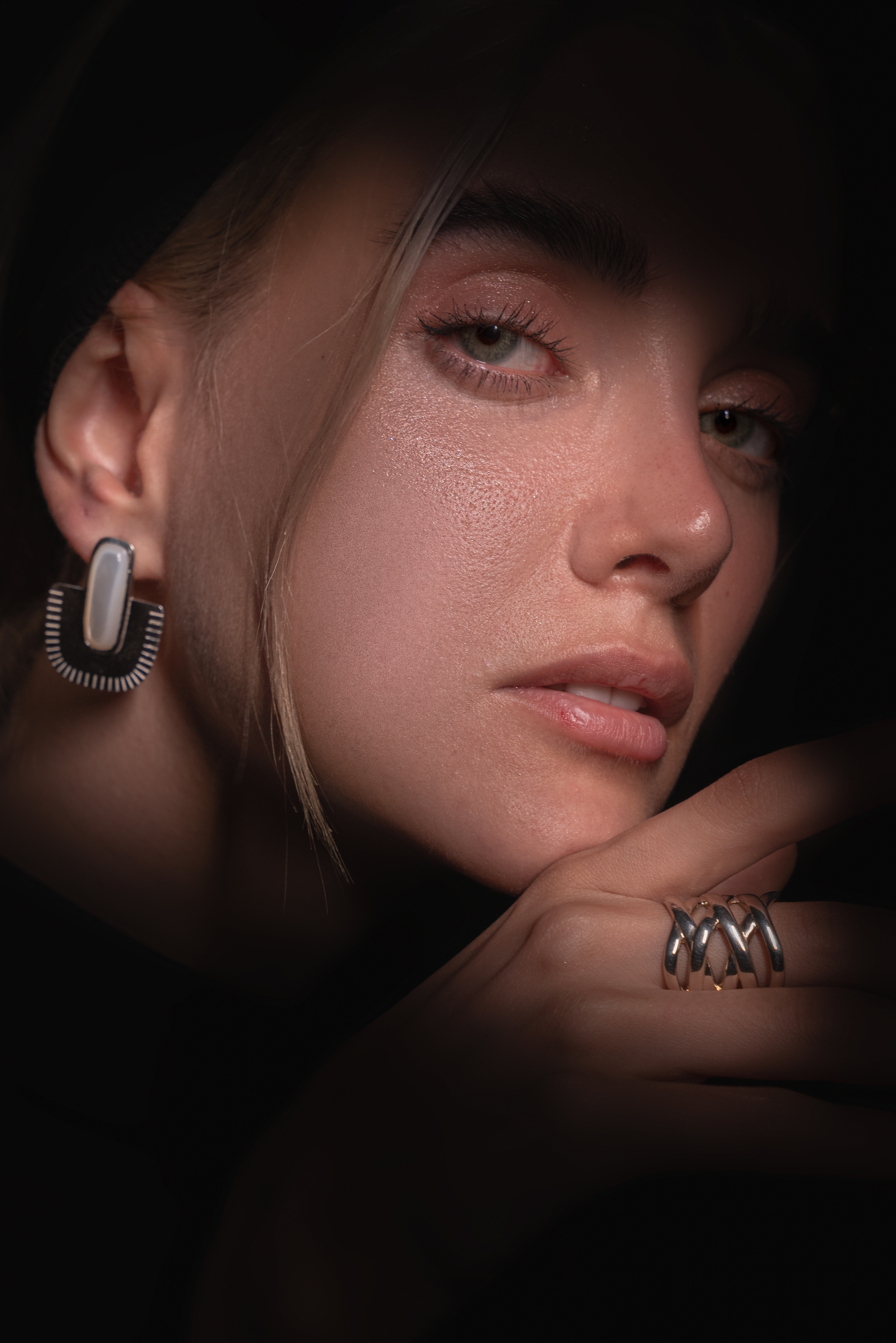 Jewelry Editorial — Light as Identity project frame