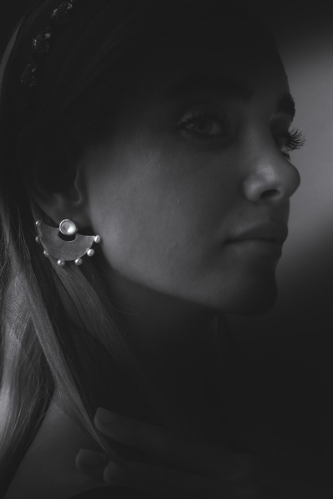 Jewelry Editorial — Light as Identity project frame